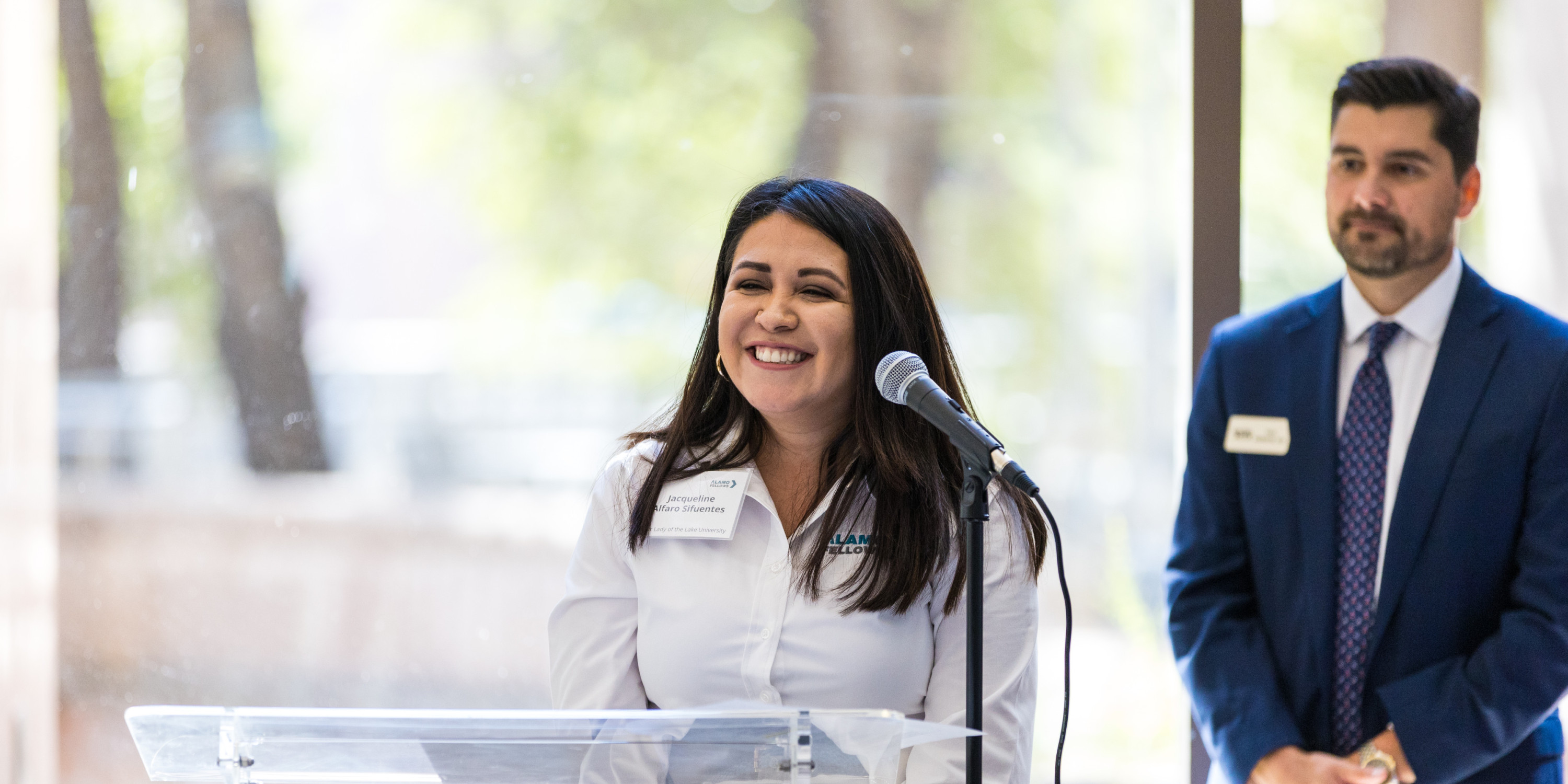 Alamo Fellows member speaking